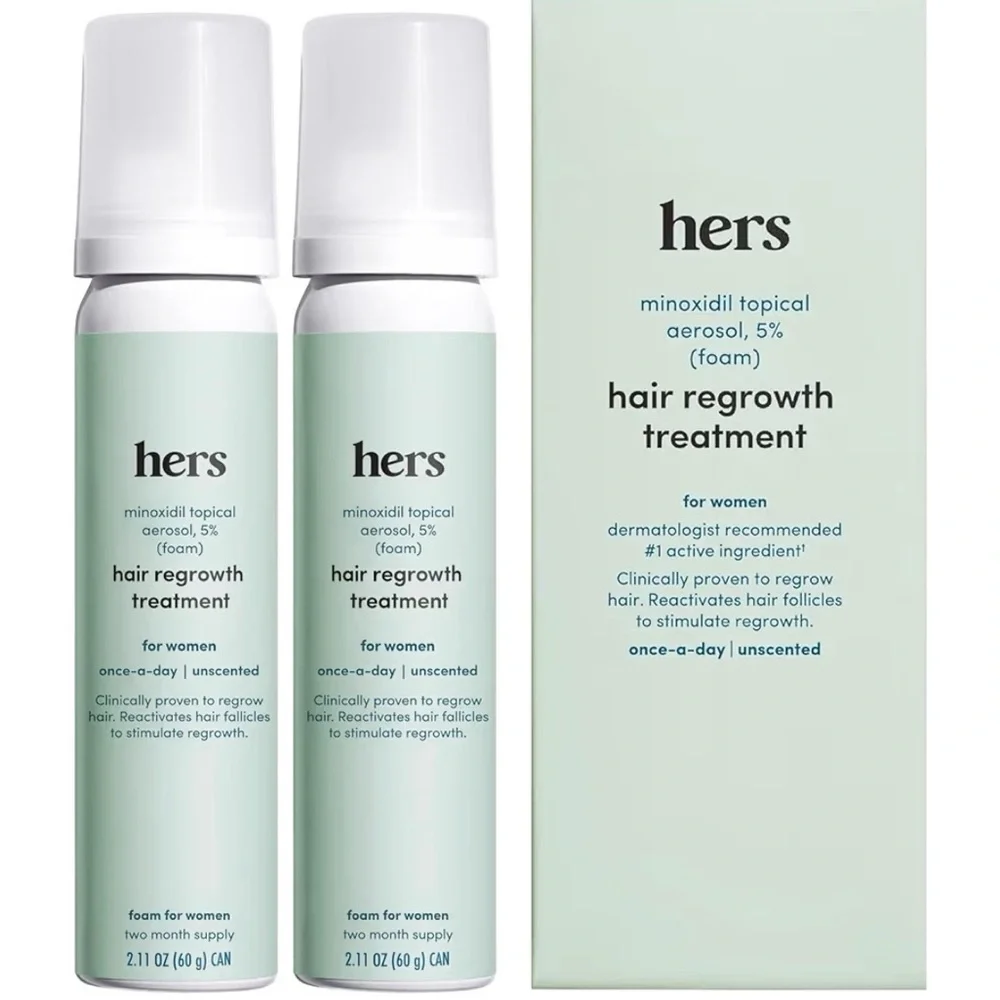 Hers Minoxidil Hair Regrowth Treatment for Women - Foam - Picture 3 of 9